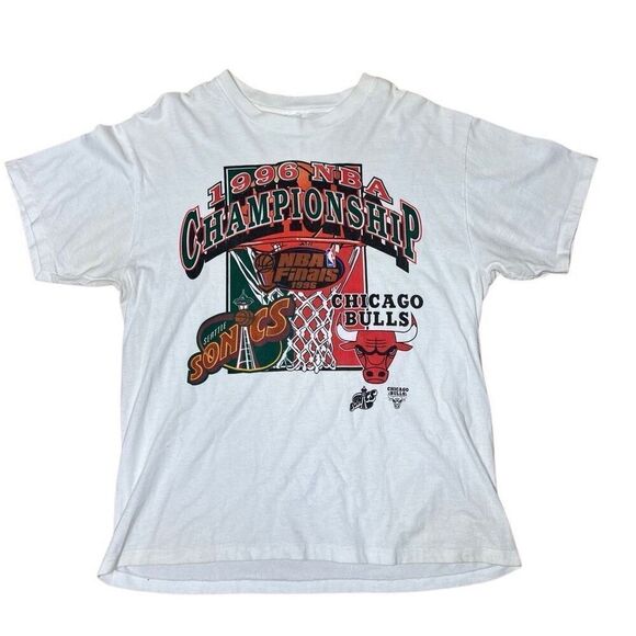 Vintage 90s Bulls Era T Shirt Bundle Lot 4 Men’s XL - Picture 12 of 16